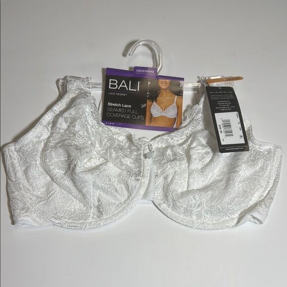 Bali White Lace Underwire Bra - Picture 3 of 5